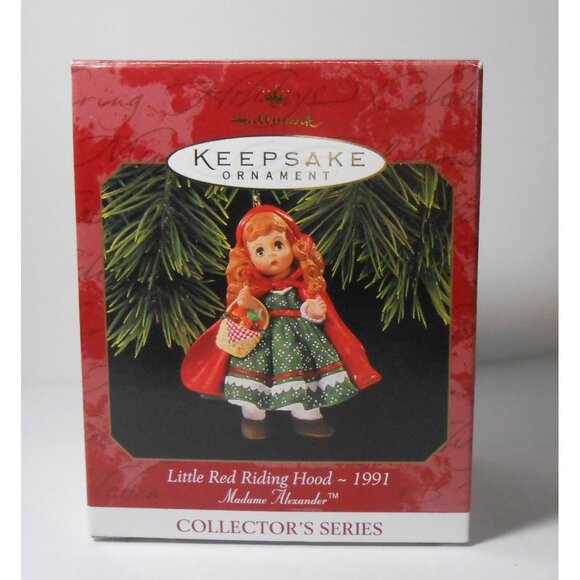 Hallmark Keepsake Ornament Madame Alexander Little Red Riding Hood 1997 Collecti - Picture 3 of 14